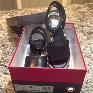 Vince Camuto Black Slide Sandals